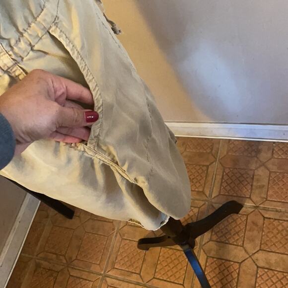 H&M L.O.G.G khaki button dress - Picture 6 of 9